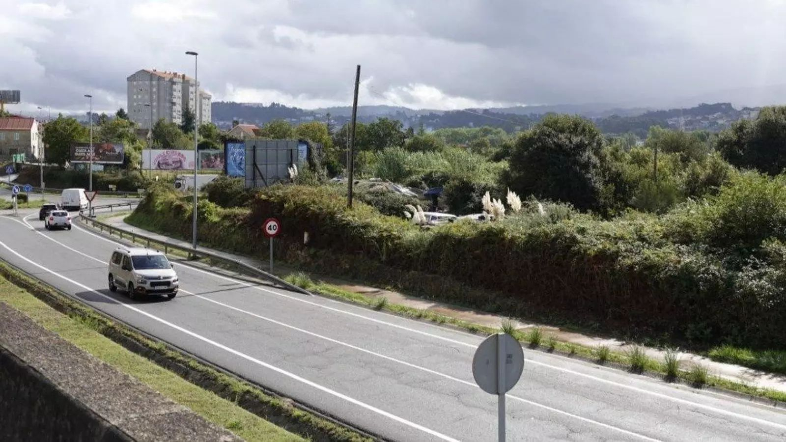La zona frente a Navia donde se desarrollará el ámbito empresarial.