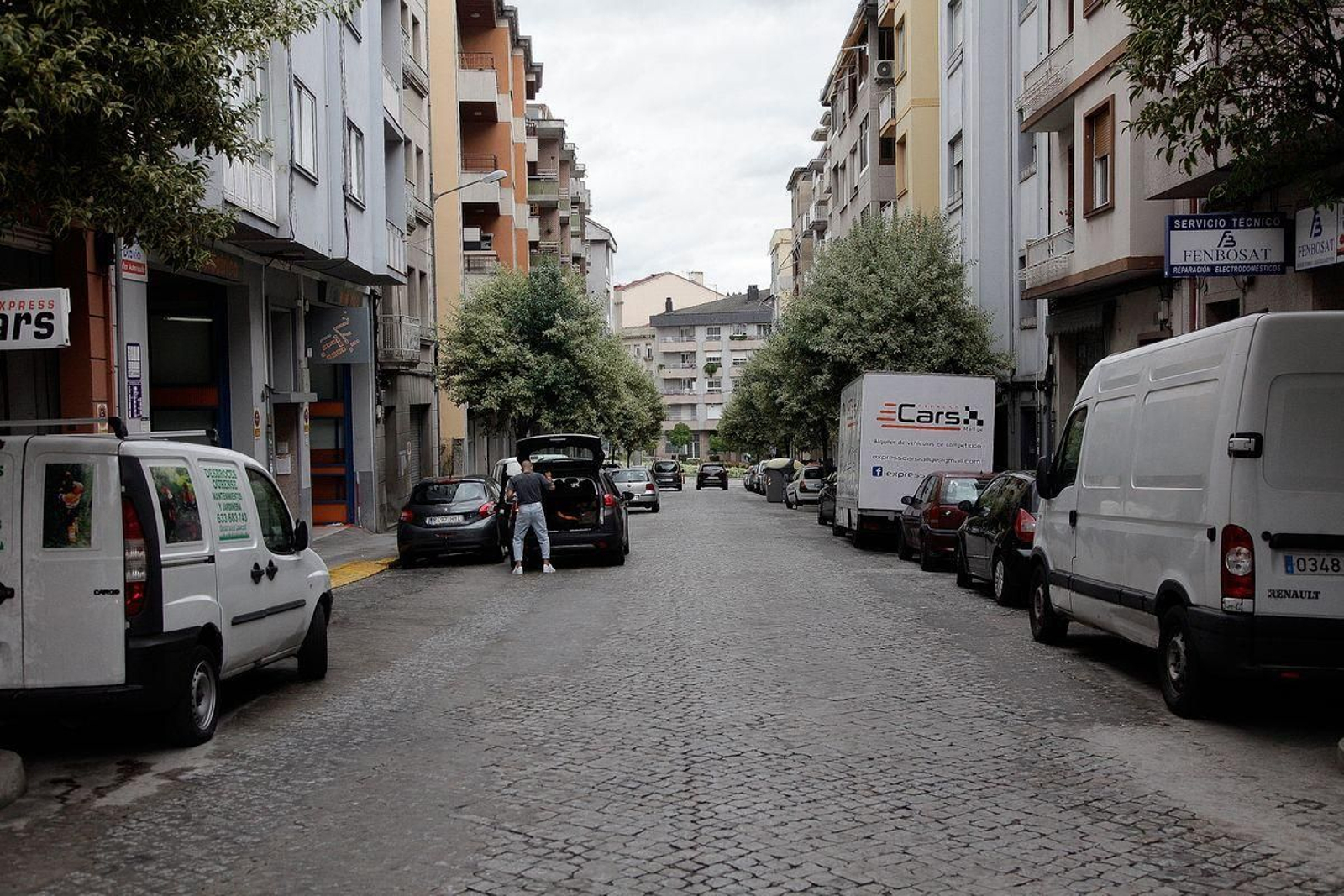 Imagen de la calle Jesús Soria de Ourense.