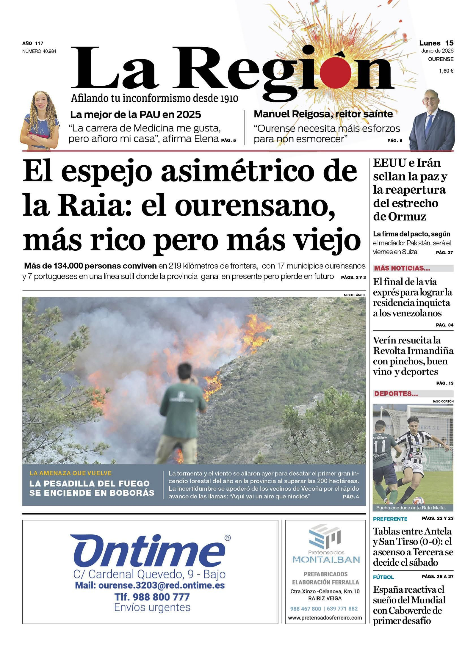La portada de hoy