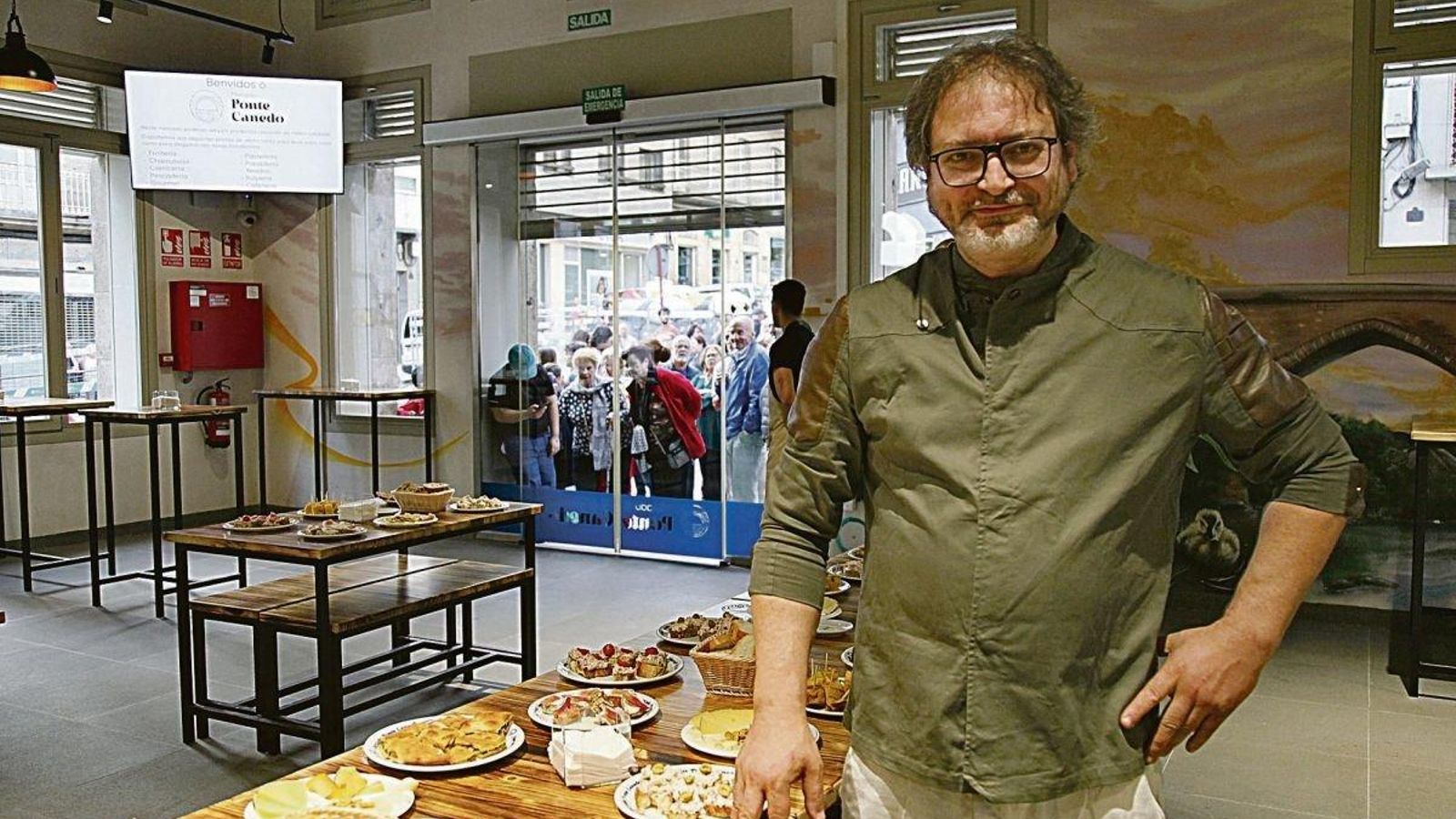 Pablo Otero, responsable del Mercado Ponte Canedo y de Cátering Formiguillo.