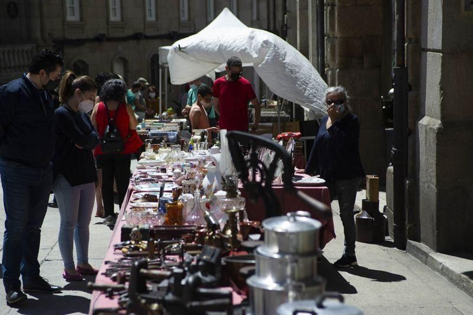 Feria de antigüedades en Ourense (MARTIÑO PINAL)