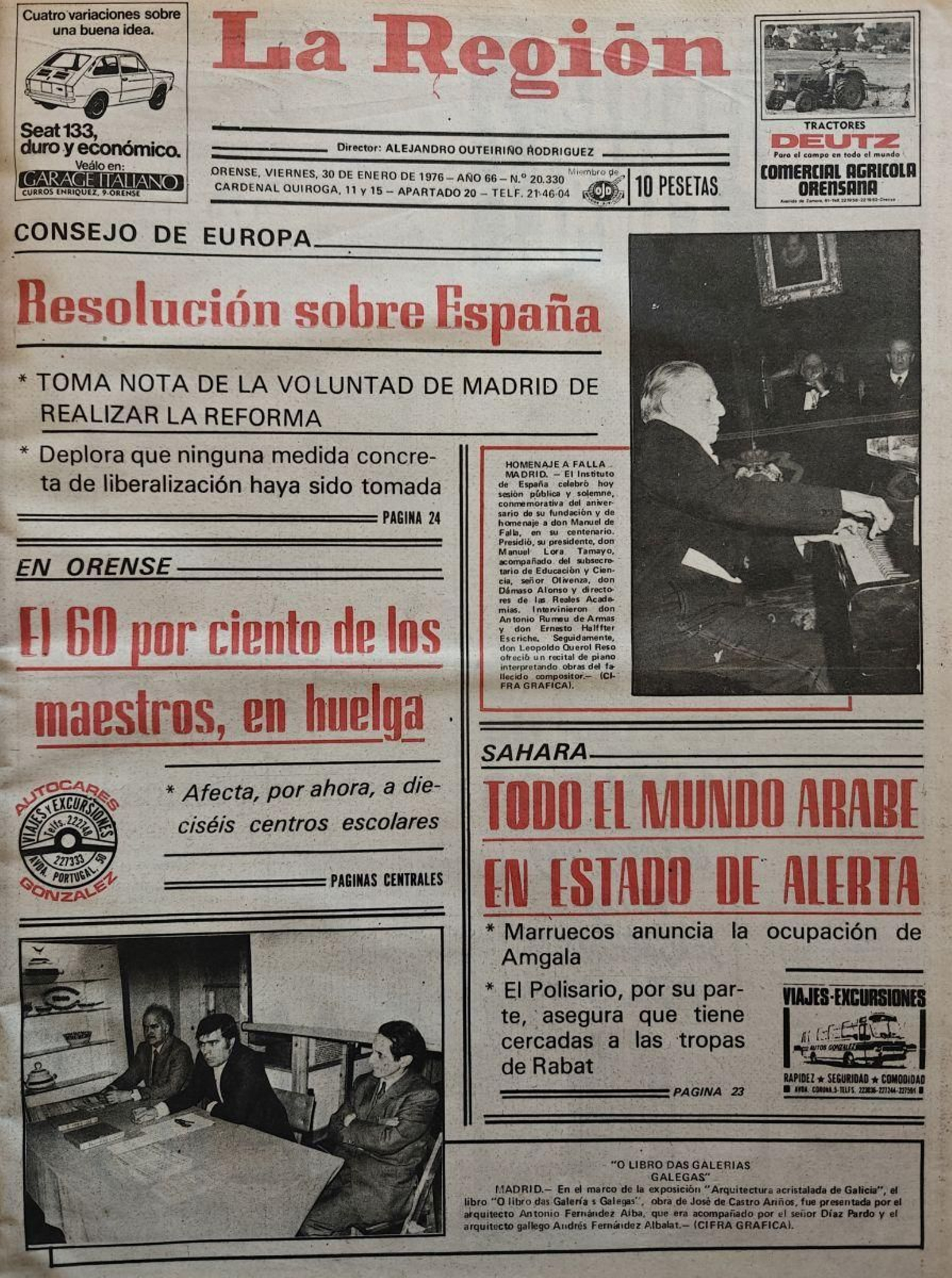 La portada de 1976.