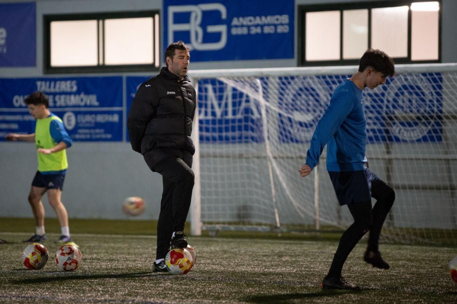 Moncho Salgado, técnico del Barbadás.
