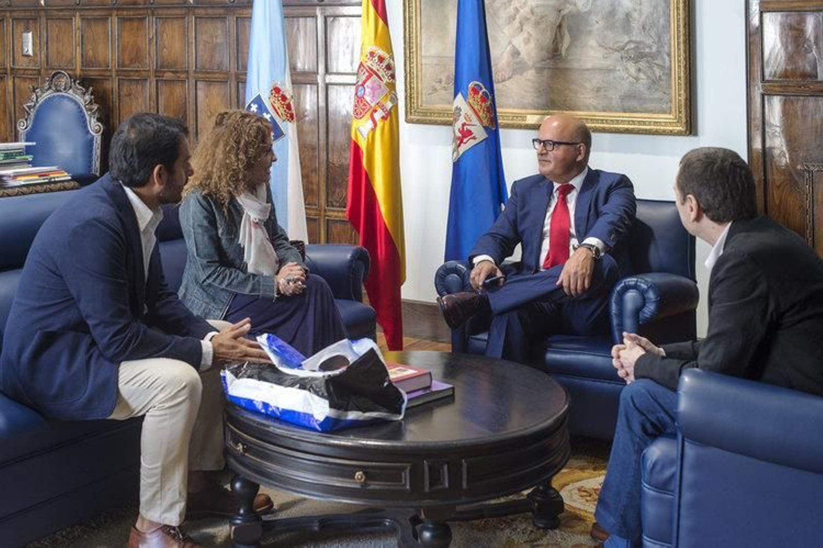 La delegación del centro bonaerense visitó Ourense a principios de octubre.