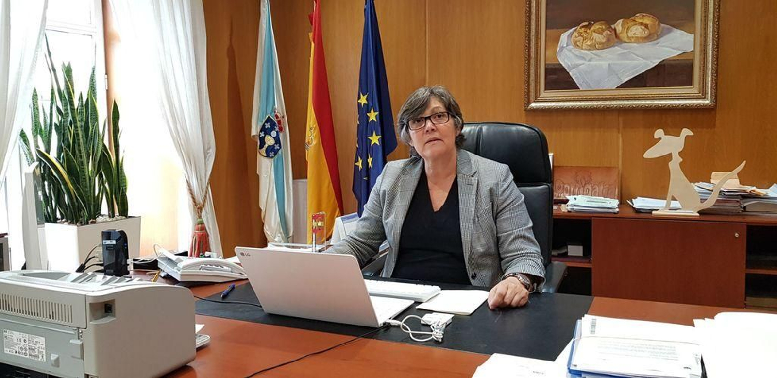 La alcaldesa, Eva García, tras actualizar el Padrón, esperaba este reconocimiento oficial del INE.