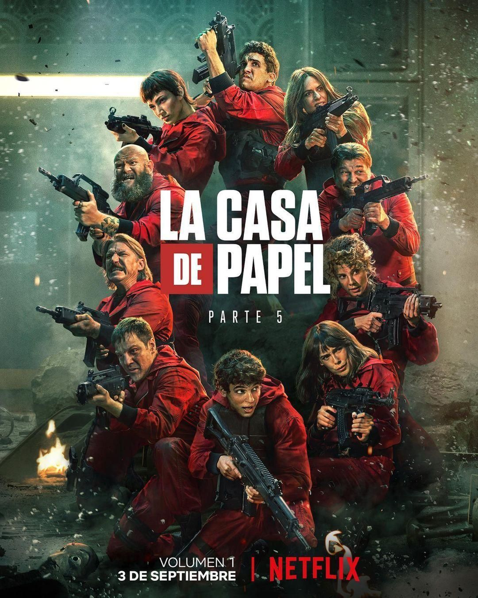 Quinta temporada de La Casa de Papel.