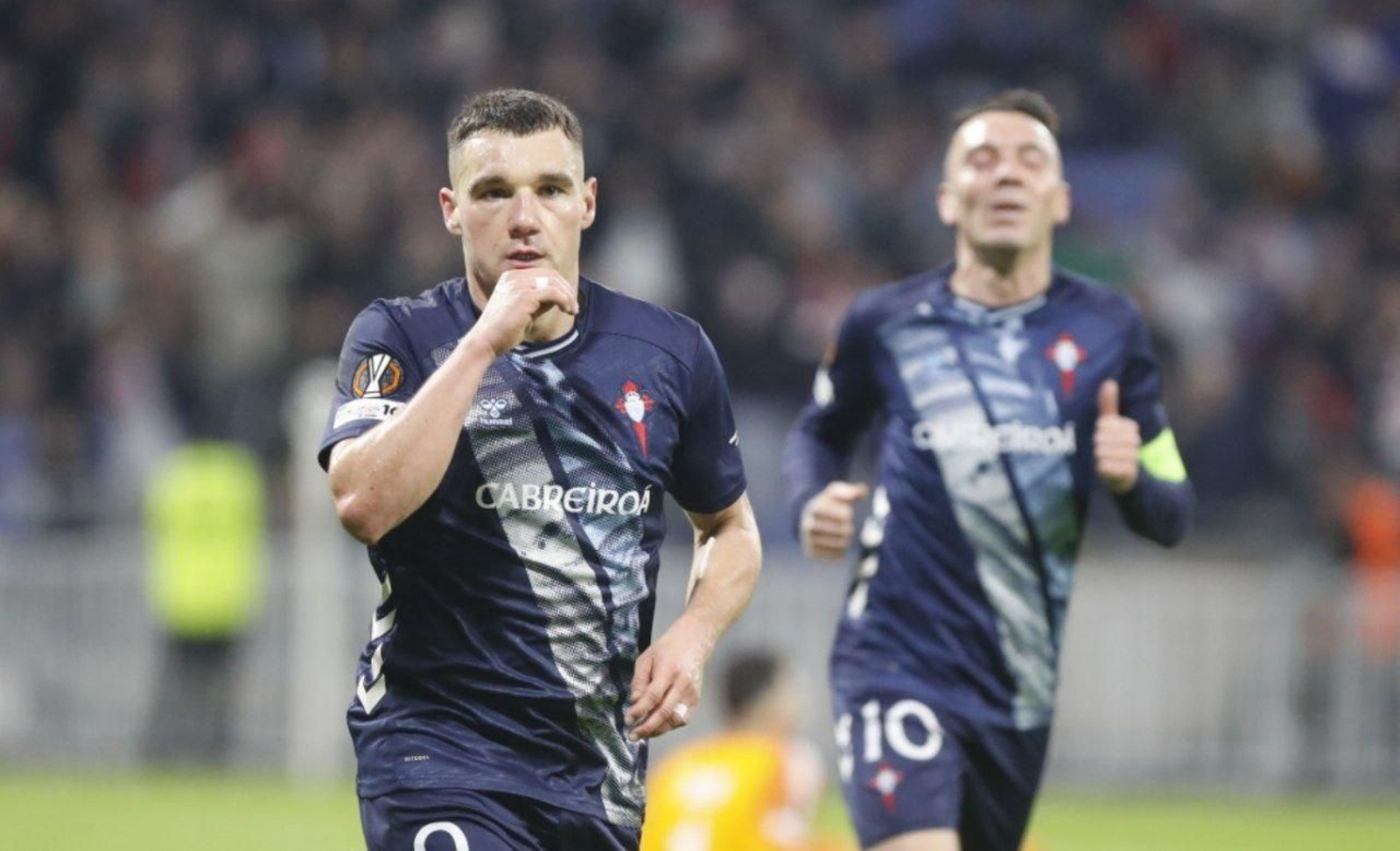 Jutglâ, autor de uno de los goles celestes.