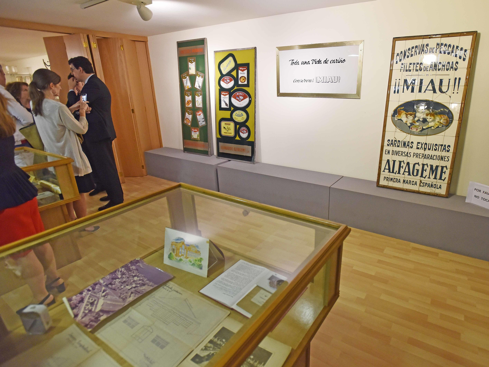 Cada español consumió 5,28 kilogramos de conservas de pescado y marisco el pasado año. En la foto, la exposición de Anfaco.
