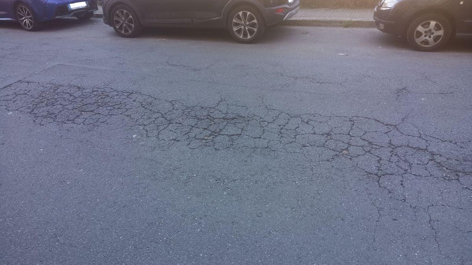 Calles reventadas