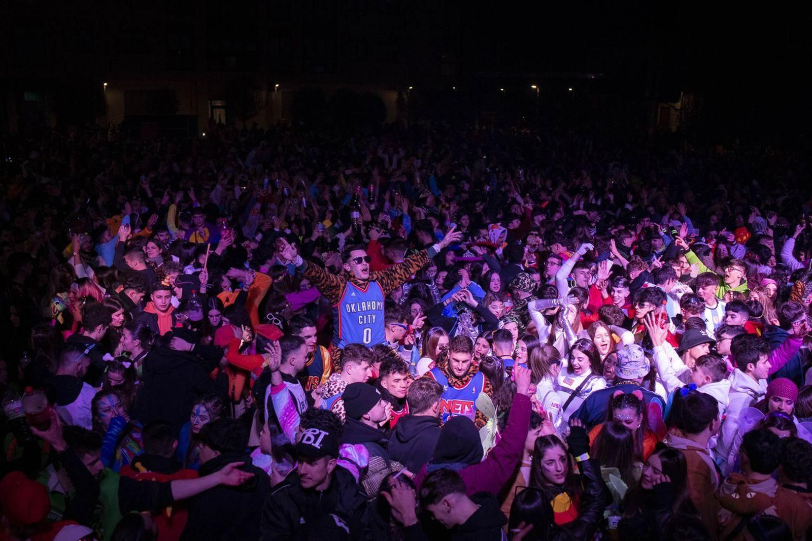 Petardazo en XInzo de Limia (Foto: Xesús Fariñas)