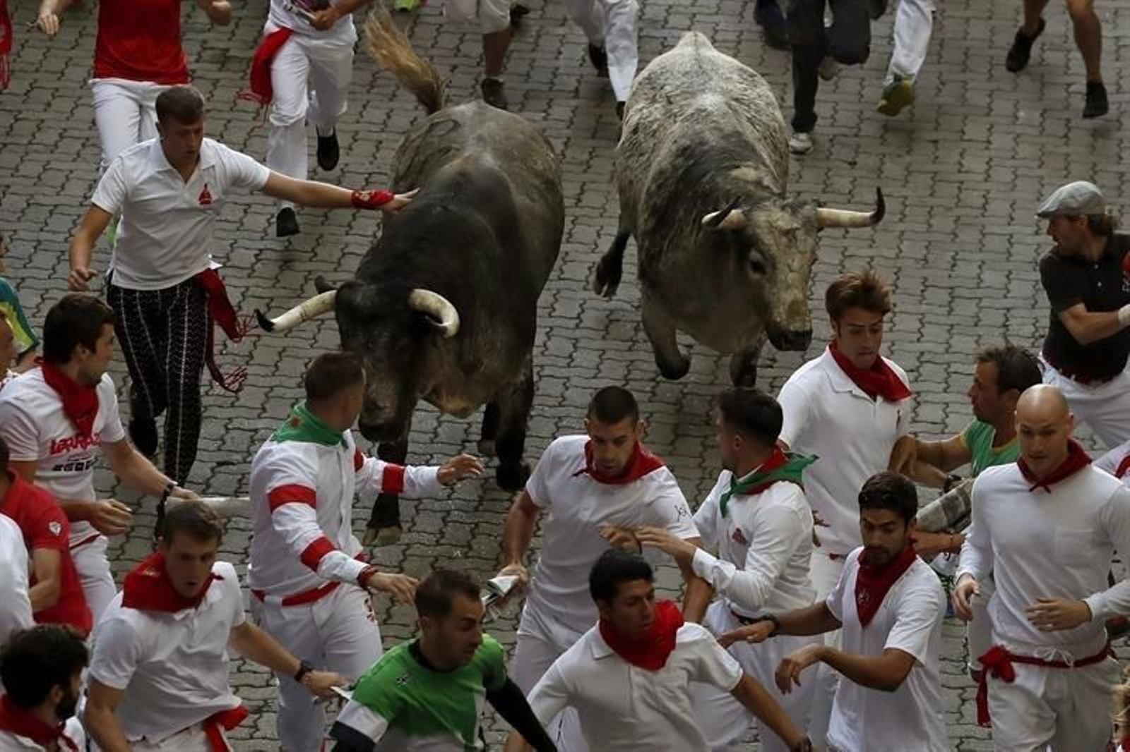 El primer encierro de los Sanfermines 10
