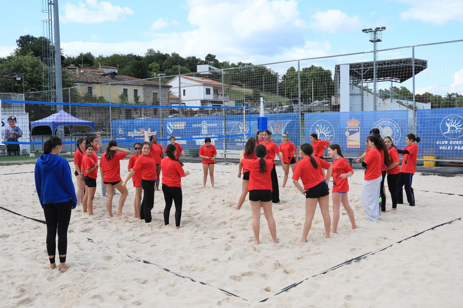 La arena de Oira, punto de encuentro de otra actividad Más Deporte La Región