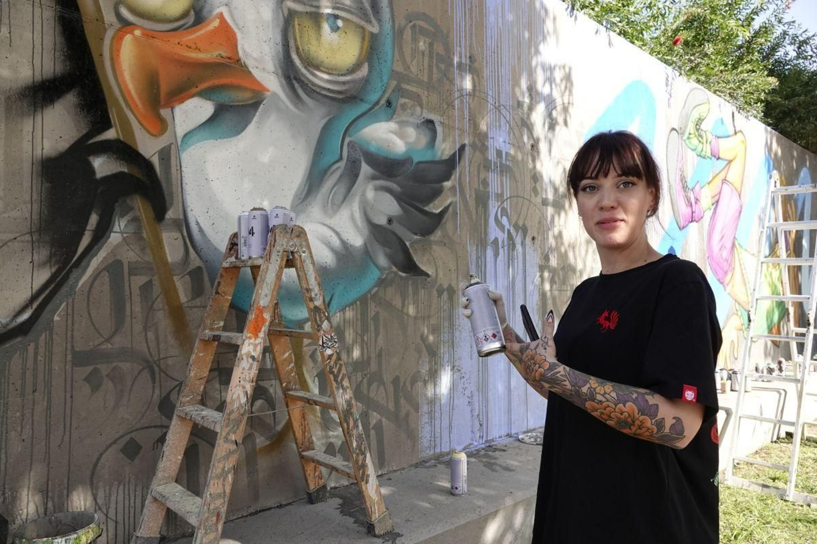 Los artistas se dieron cita en Navia.