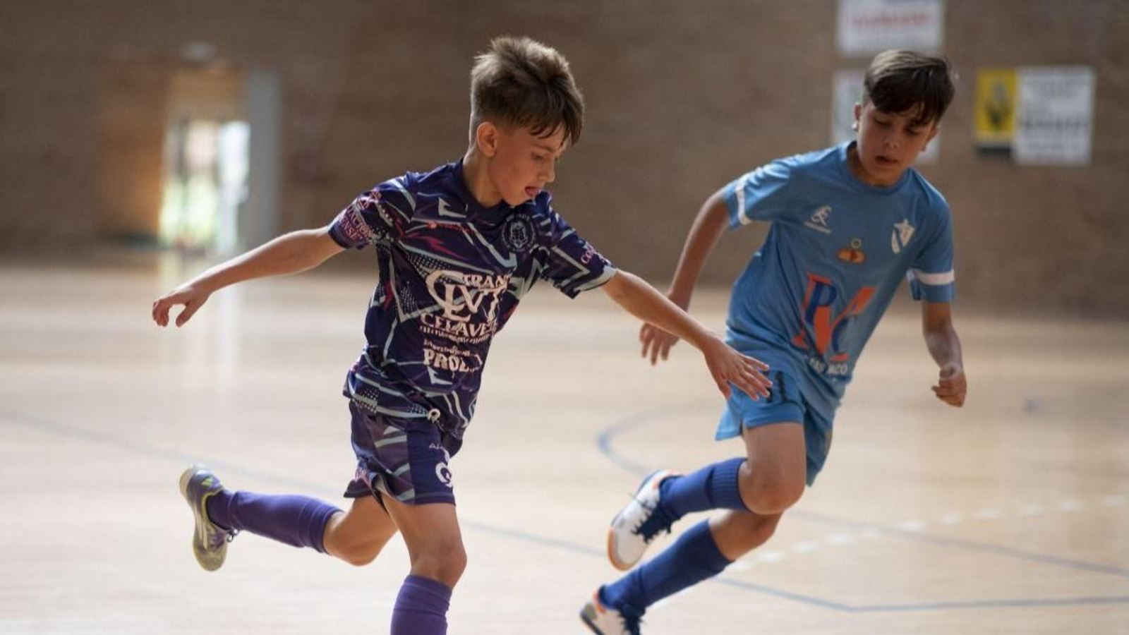 Encuentro entre el Cea y Os Toxos D'Ouro del Torneo Pan de Cea.