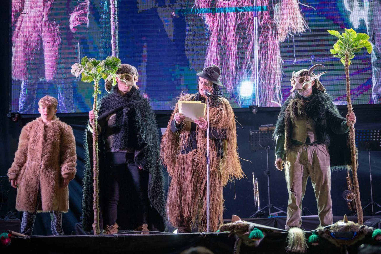 Laza despide el Entroido con el Testamento do Burro (Foto: Óscar Pinal)