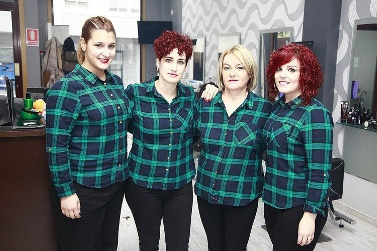 Yolanda Conde, Eva Manuel González, Mari Carmen Cabo y Noelia Doribo.