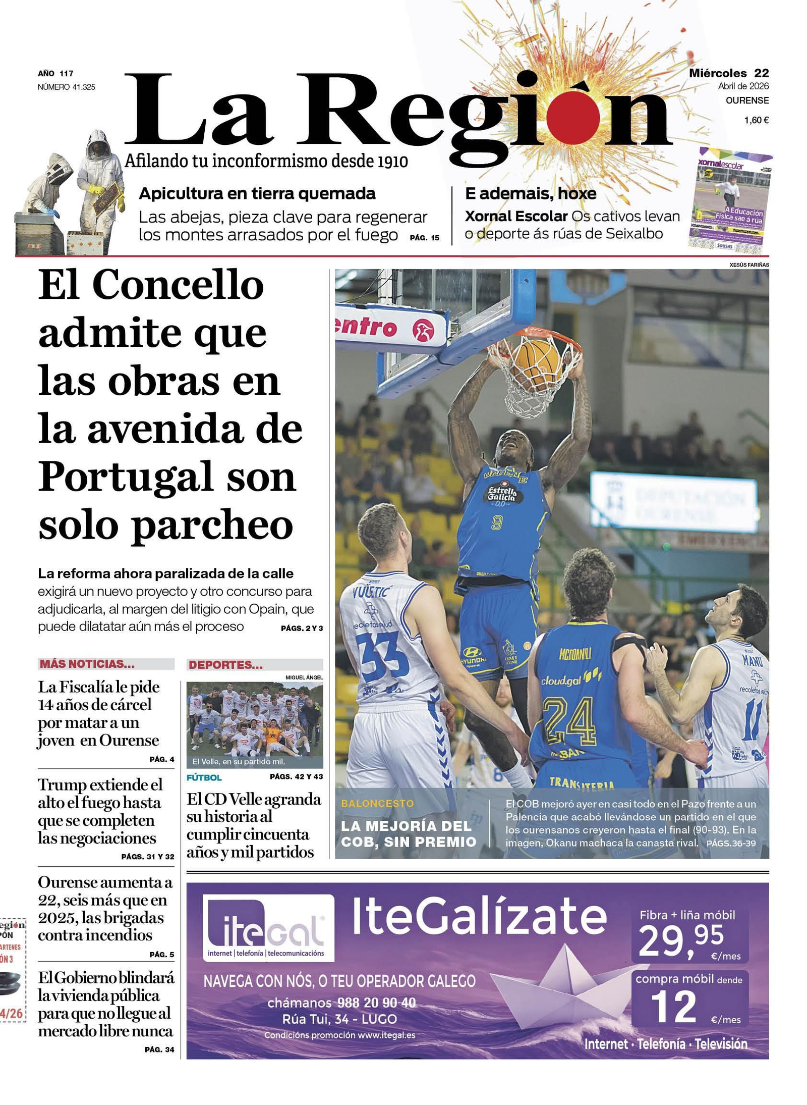 La portada de hoy