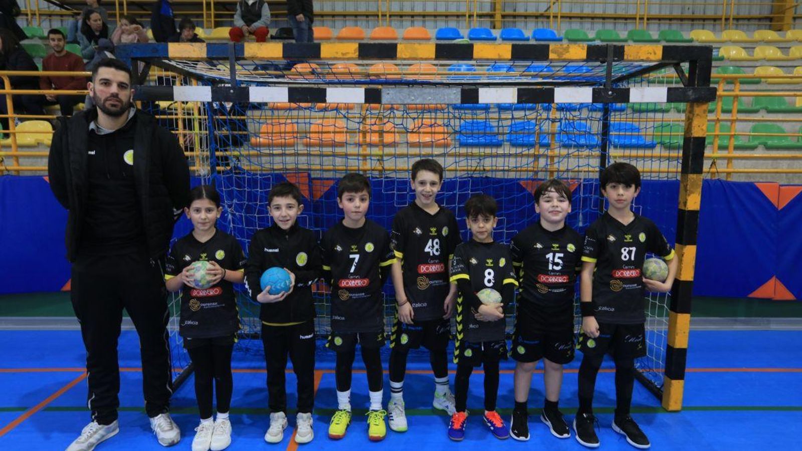 Otro de los conjuntos del Ribeiro que no se perdieron la actividad “Escoliñas”.