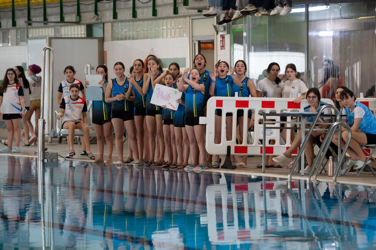Galería |  La natación artística celebra su Campeonato Gallego de Invierno en Os Remedios