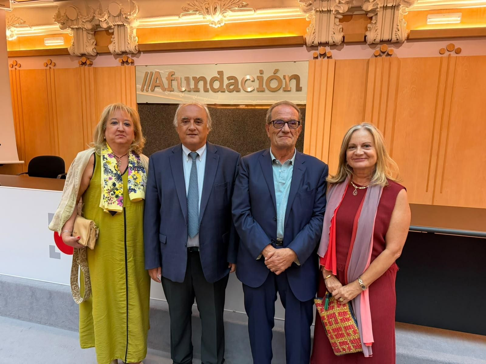 María José Feijóo, Antonio González , José María Prieto y Mercedes Gobartt