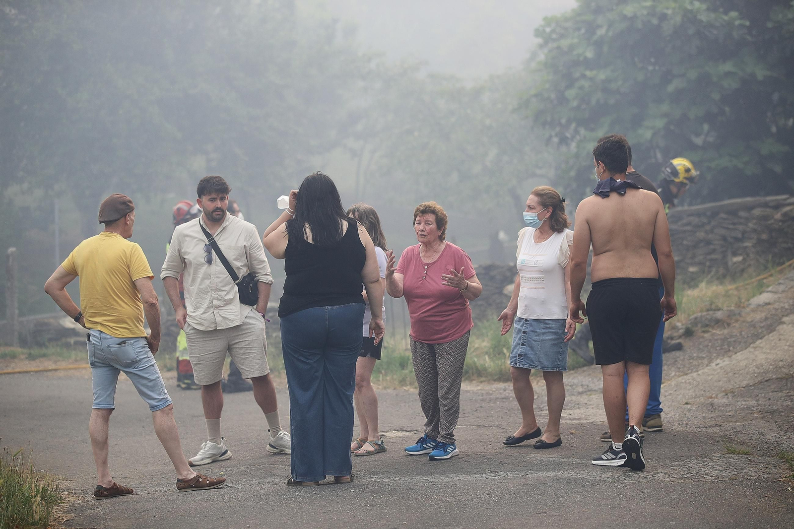 Galería | El primer gran incendio de la provincia en 2026 cerca Boborás