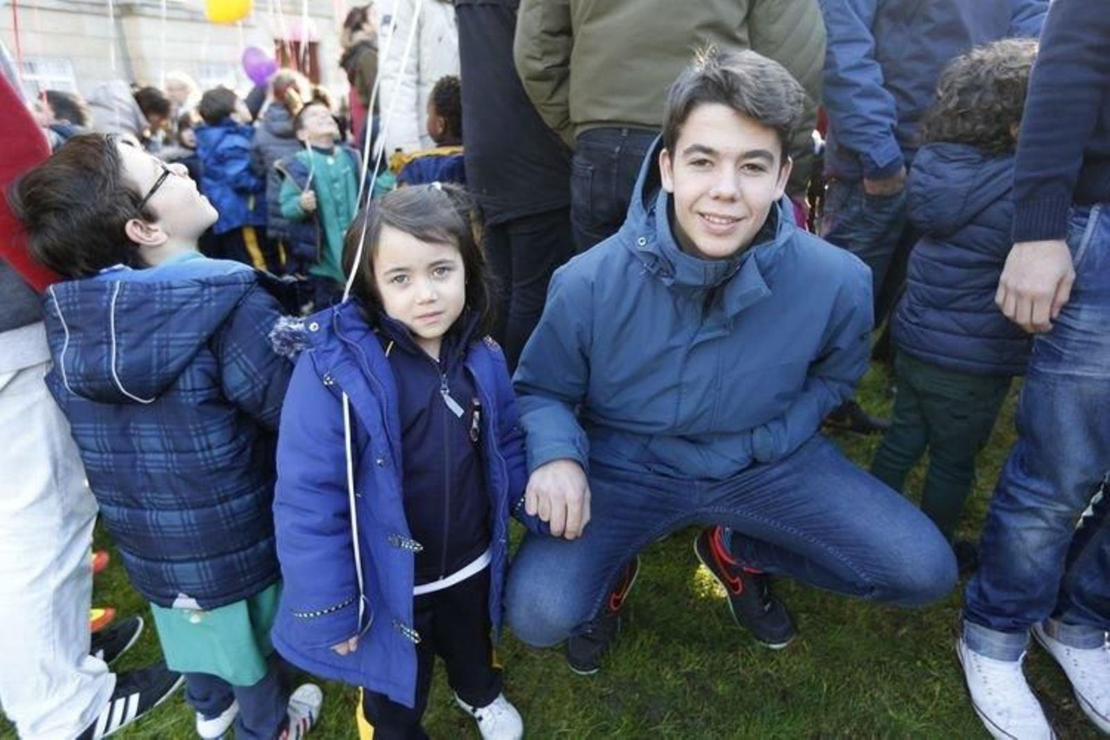 Ourense. 14-01-15. Local. Celebración do 200 aniversario de Don Bosco en Salesianos.
Sara, Alex
Foto: Xesús Fariñas