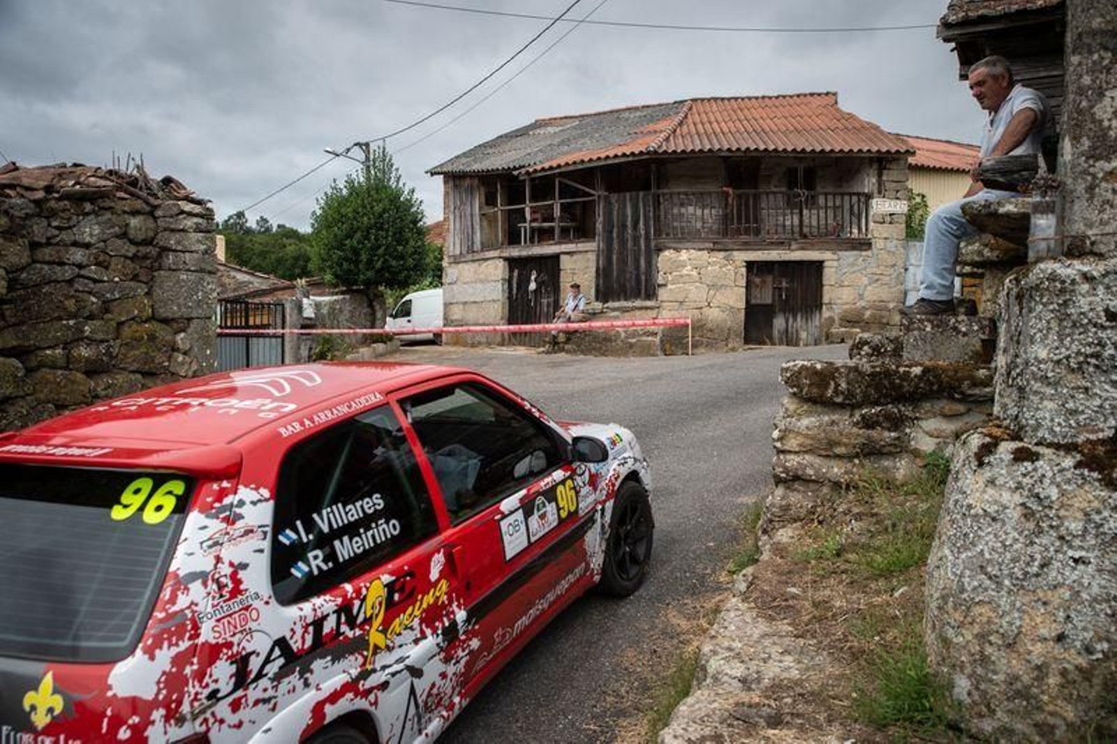 Sesión matinal de la segunda jornada del Rally do Lacón (ÓSCAR PINAL)