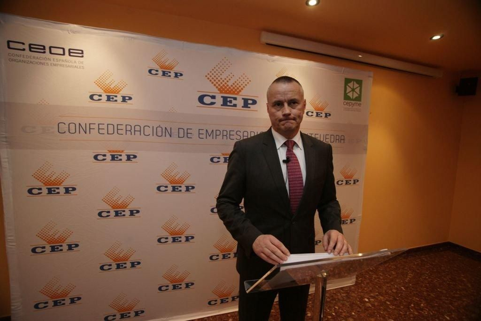 Jorge Cebreiros cumplió ayer un año como presidente de la CEP.