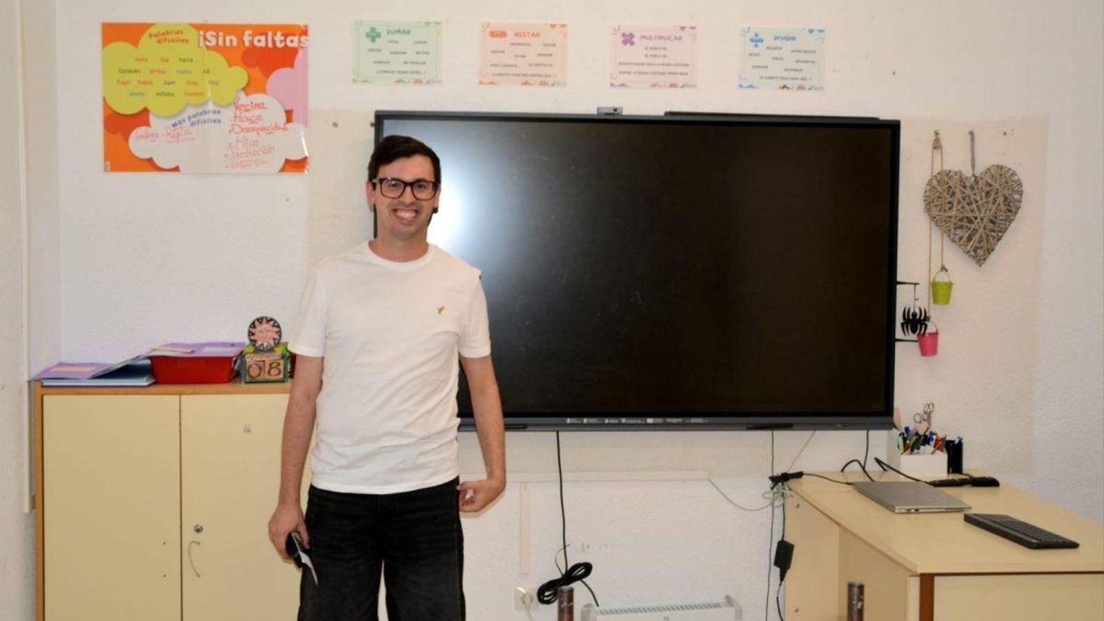 Diego Luezas, un profesor de récords