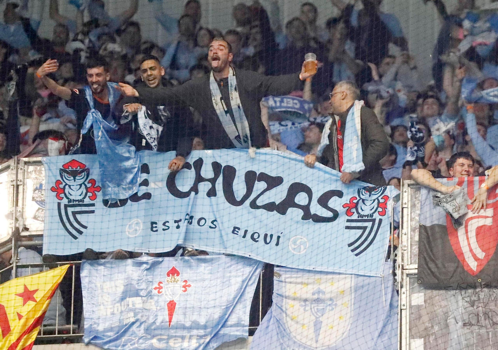 Galería | El partido de vuelta de Europa League Lyon-Celta