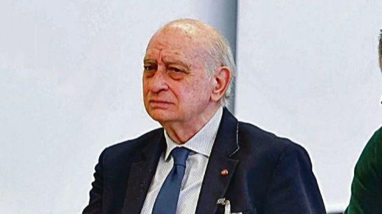 El exministro del Interior, Jorge Fernández Díaz, en el banquillo.