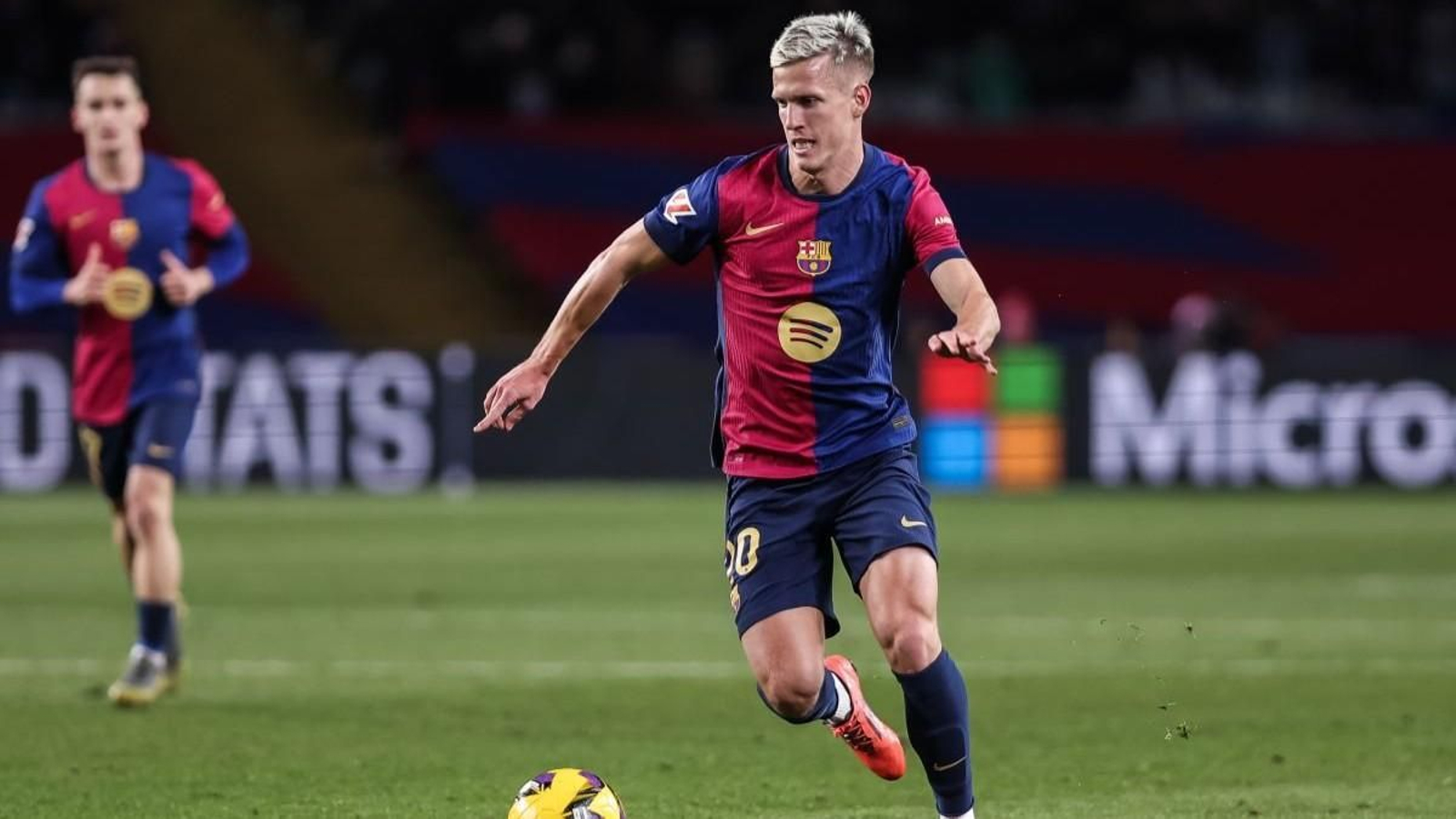 Dani Olmo no podrá ser inscrito en la Liga a partir del 1 de enero.