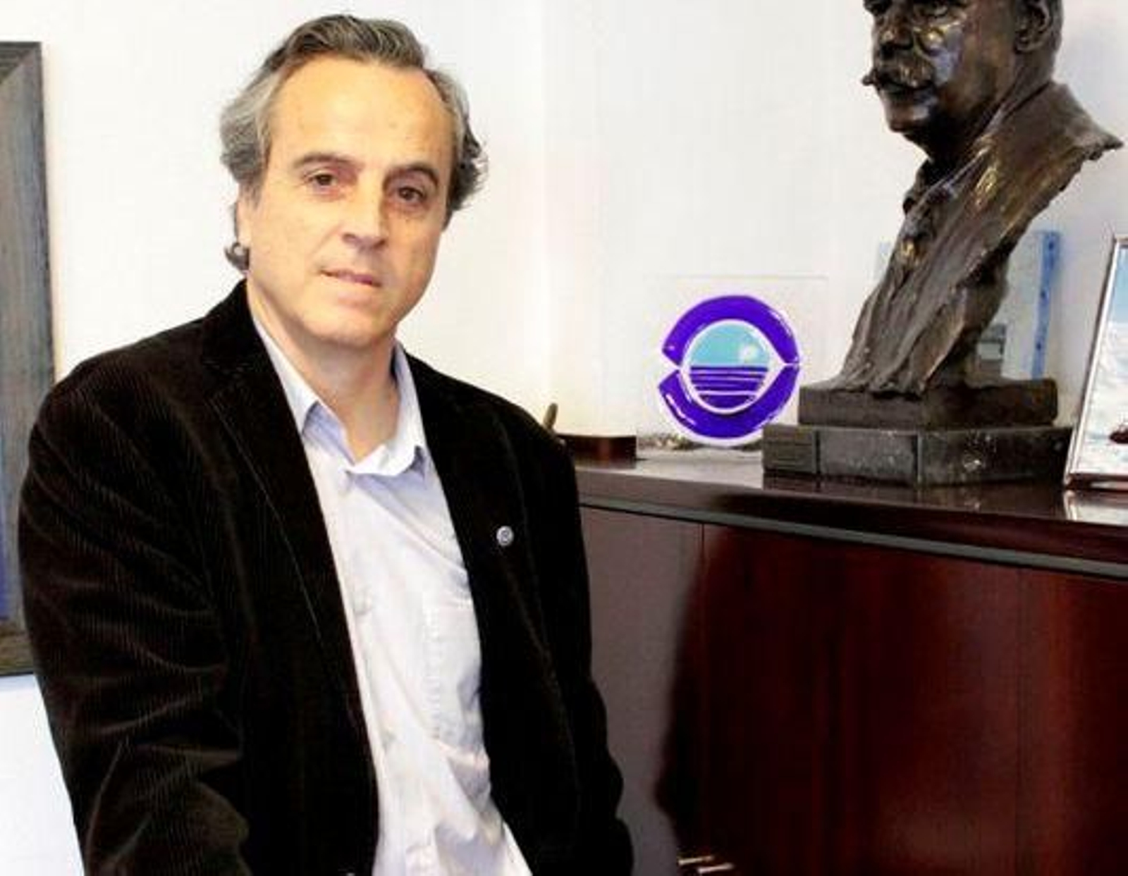 Trujillo, en su despacho en el centro del IEO.