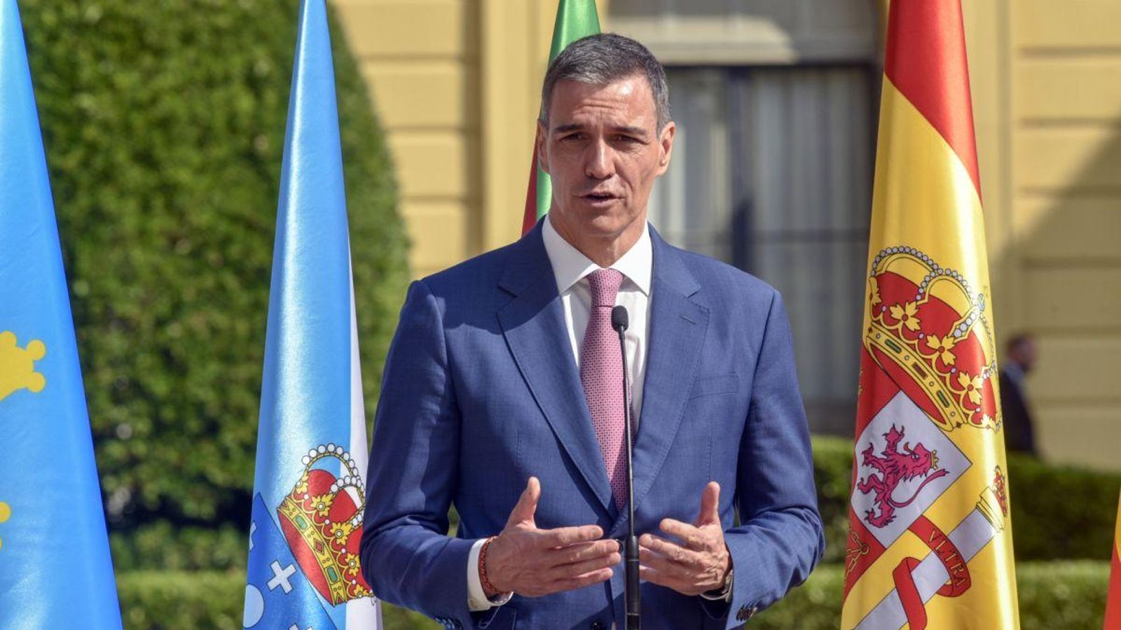 El presidente del Gobierno, Pedro Sánchez, en la Conferencia de Presidentes.