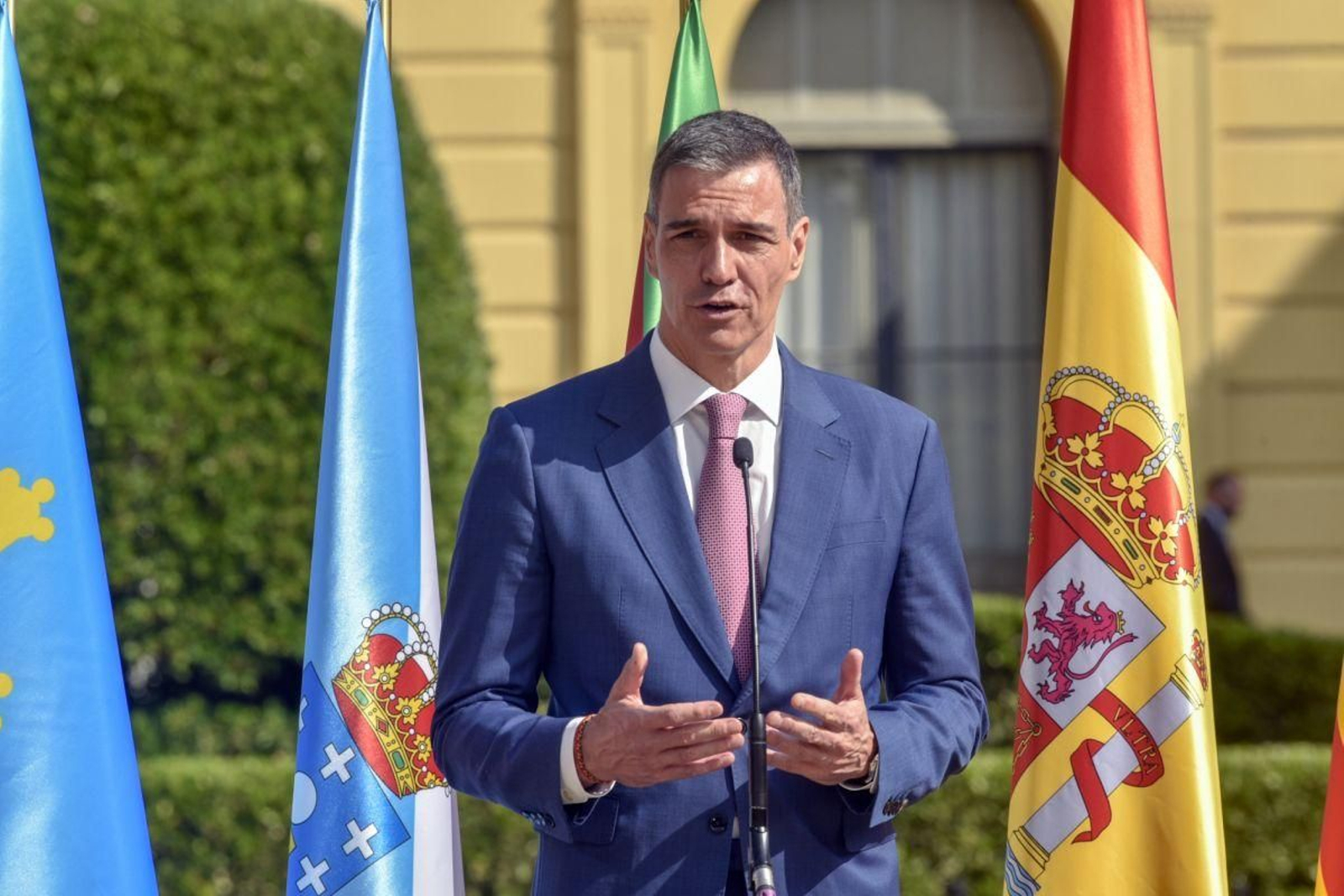 El presidente del Gobierno, Pedro Sánchez, en la Conferencia de Presidentes.