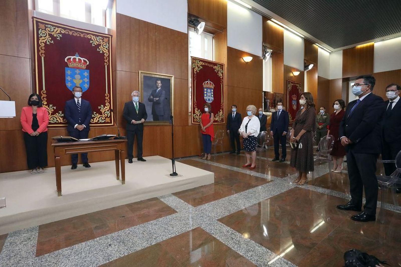 Alberto Núñez Feijóo toma
posesión como presidente de la Xunta