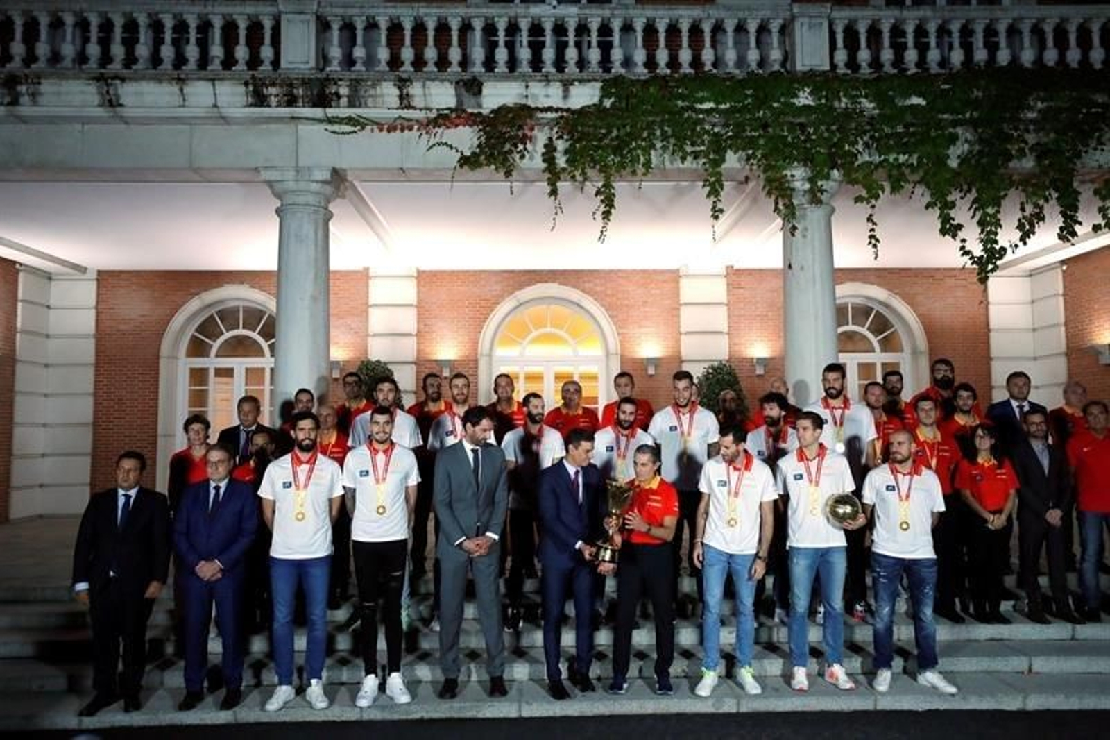 La celebración de la selección Española por el Mundial de Baloncesto