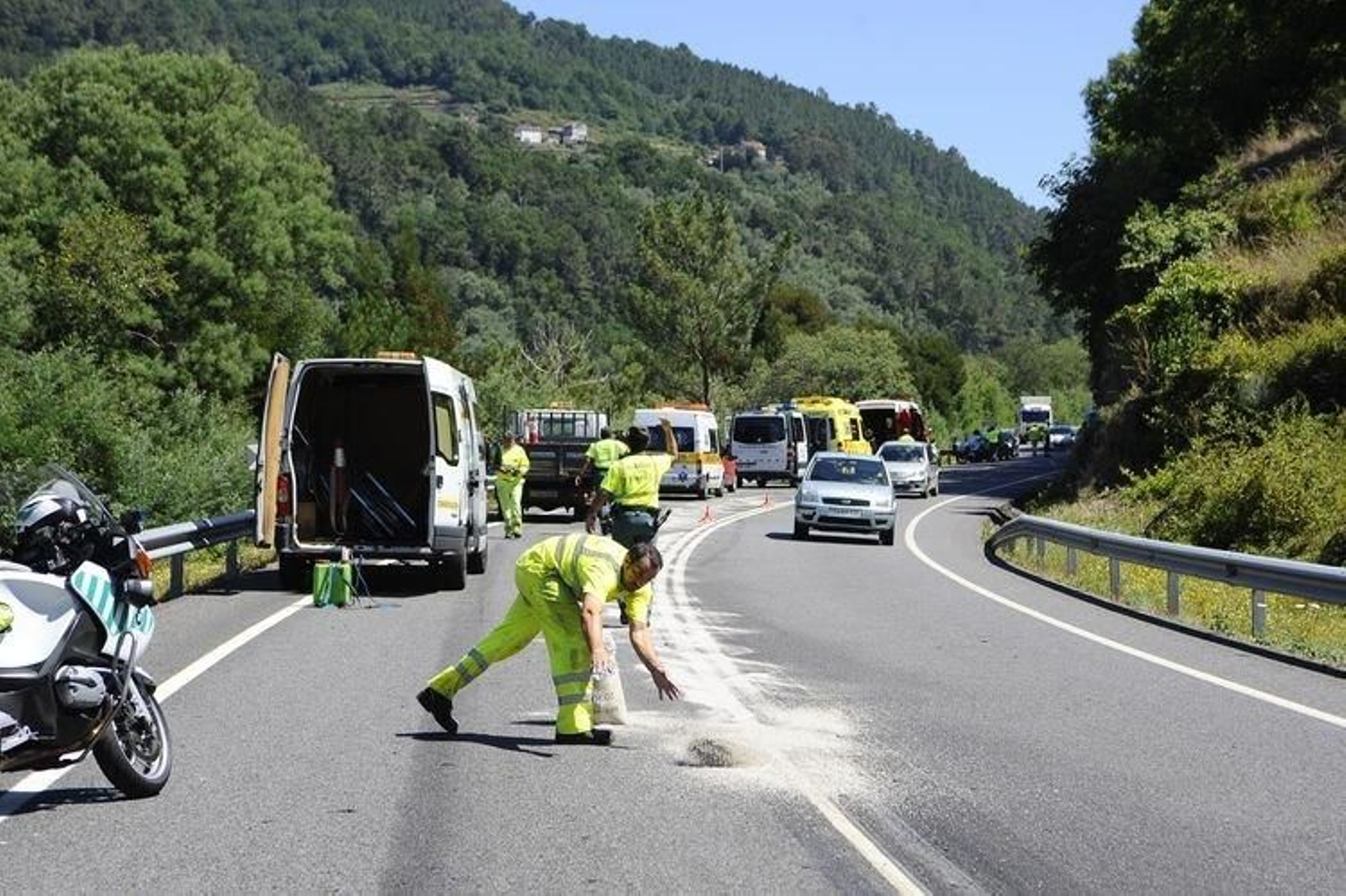 Accidente en Nogueira de Ramuín