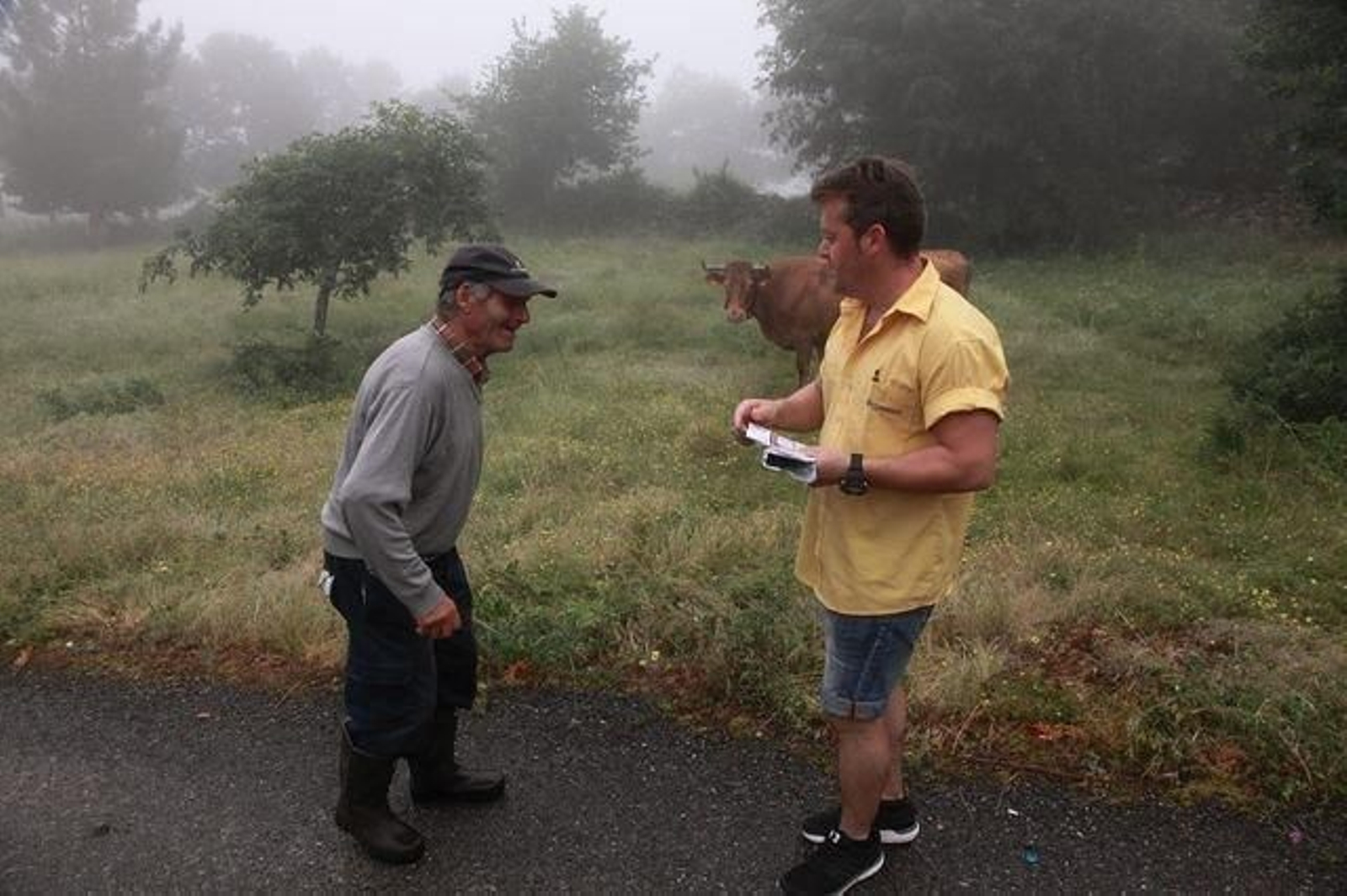 NOGUEIRA DE RAMUÍN 26/06/2018.- Realidad rural a través del oficio de cartero. Miguel S. Núñez Pérez, 43 años, 16 años de cartero en 4 parroquias de Nogueira de Ramuín. José Paz