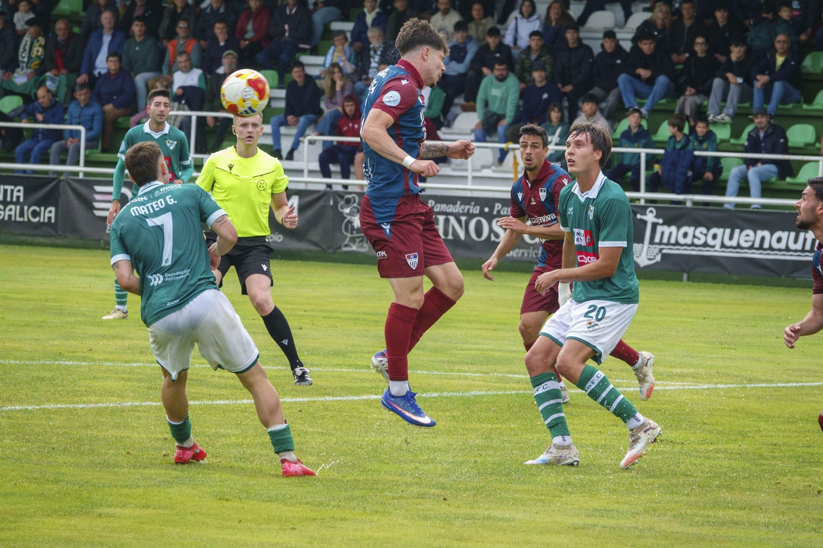 El Coruxo este domingo en el partido contra la Gimnástica Segoviana.