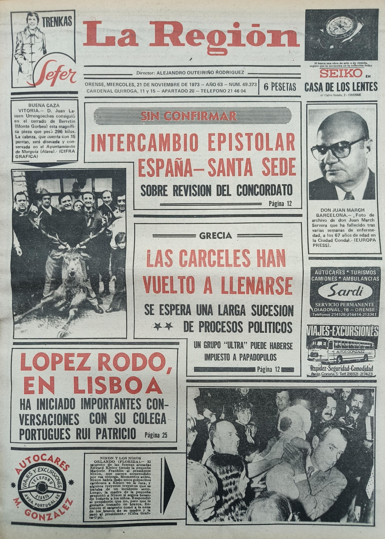 21 N 1973 PORTADA