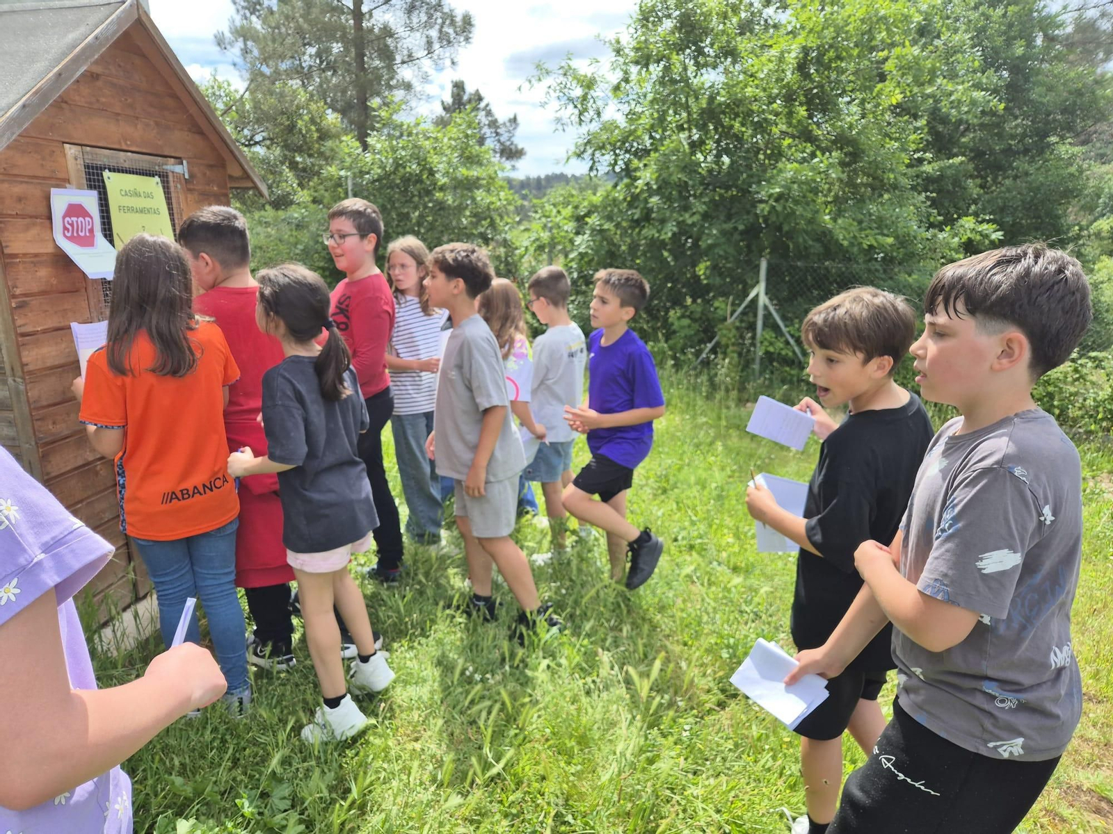 A natureza como mestra no Ruxidoiro