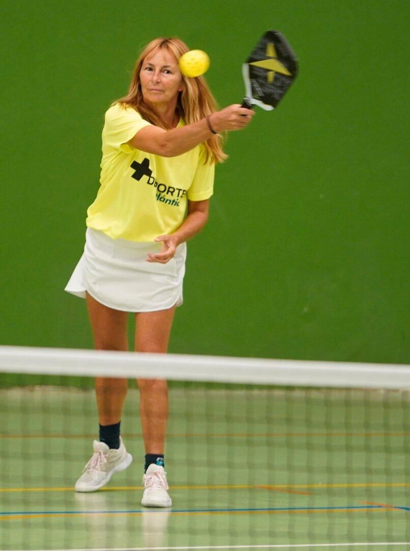 Pickeball con +Deporte Atlántico.