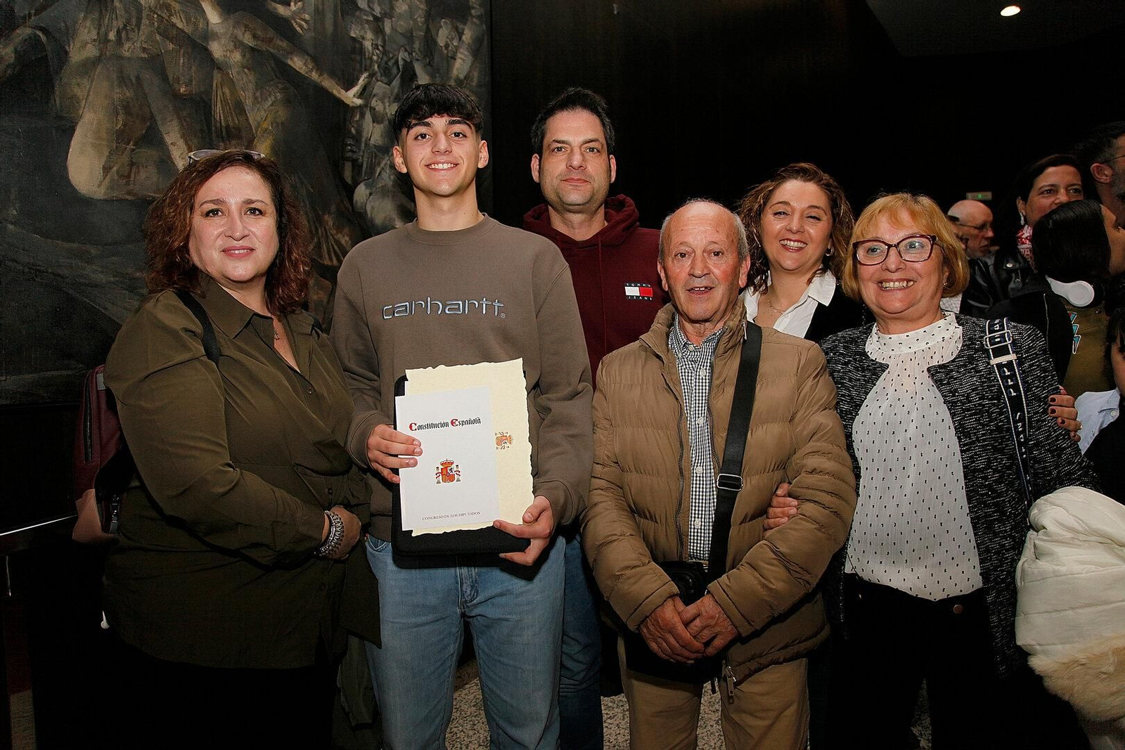 Chiqui, Millán, Rubén, Juan, Carmen y Alicia.