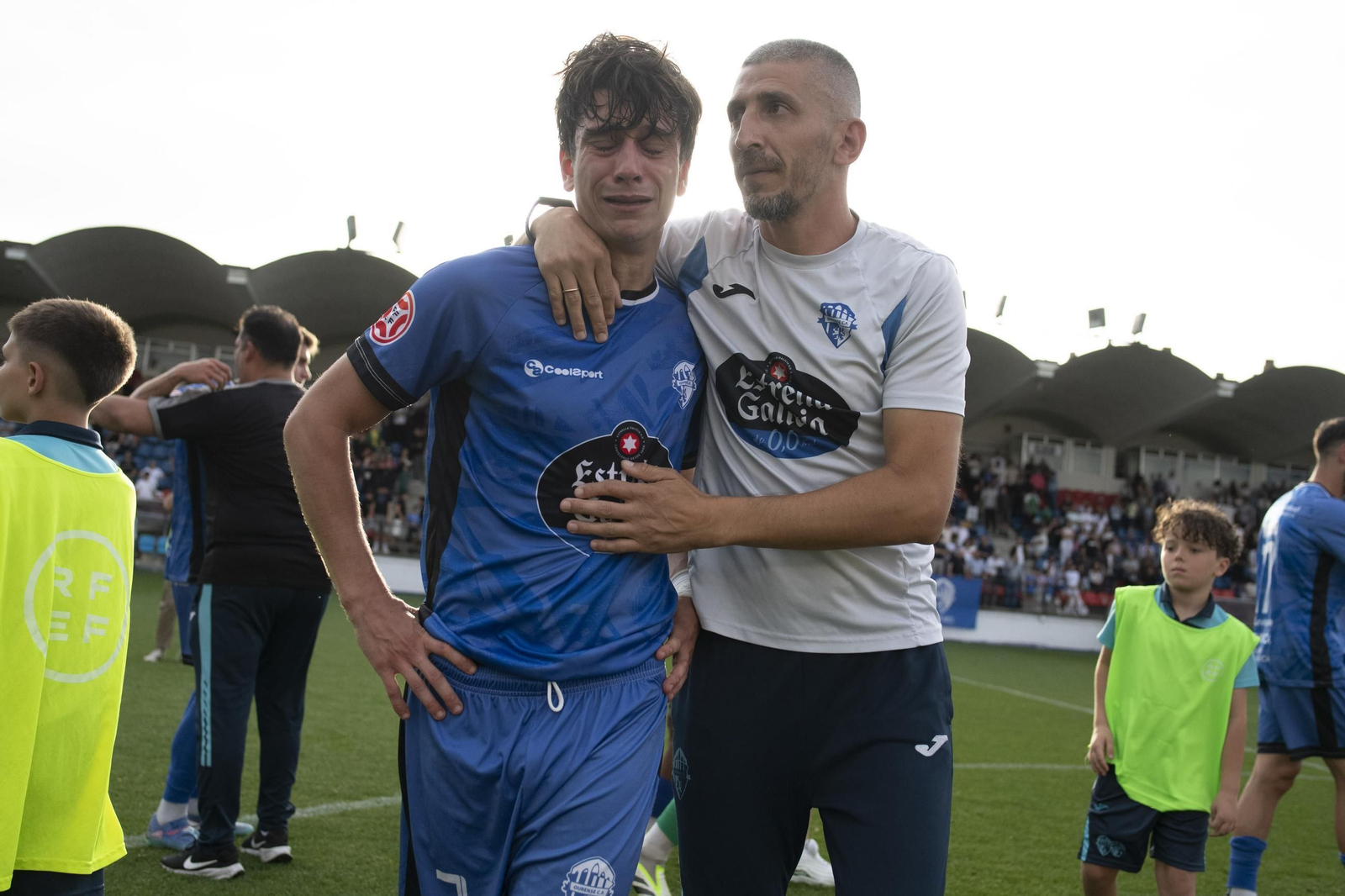 Galería | La tristeza invade O Couto con el descenso del Ourense CF