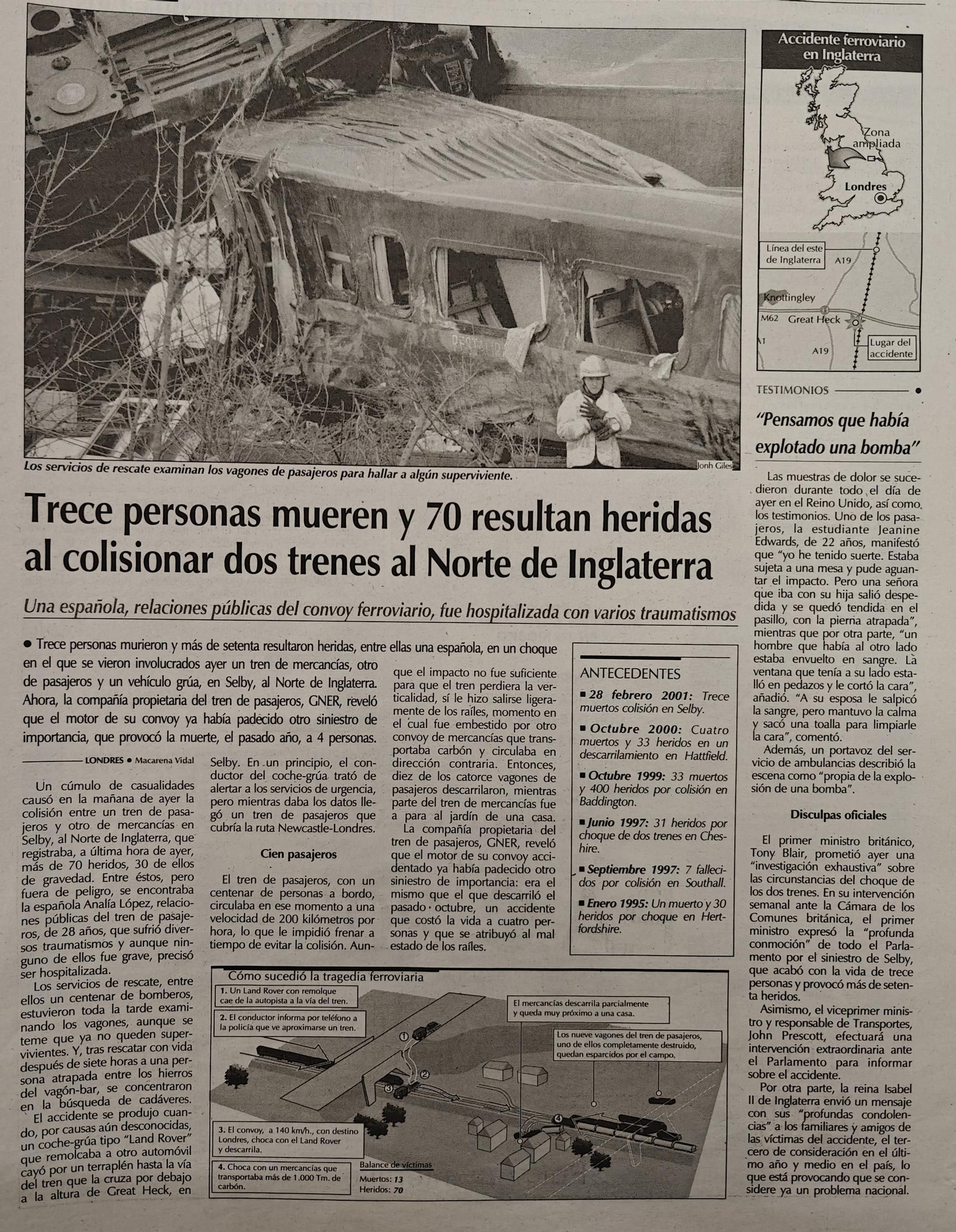 Un recorte de la época.