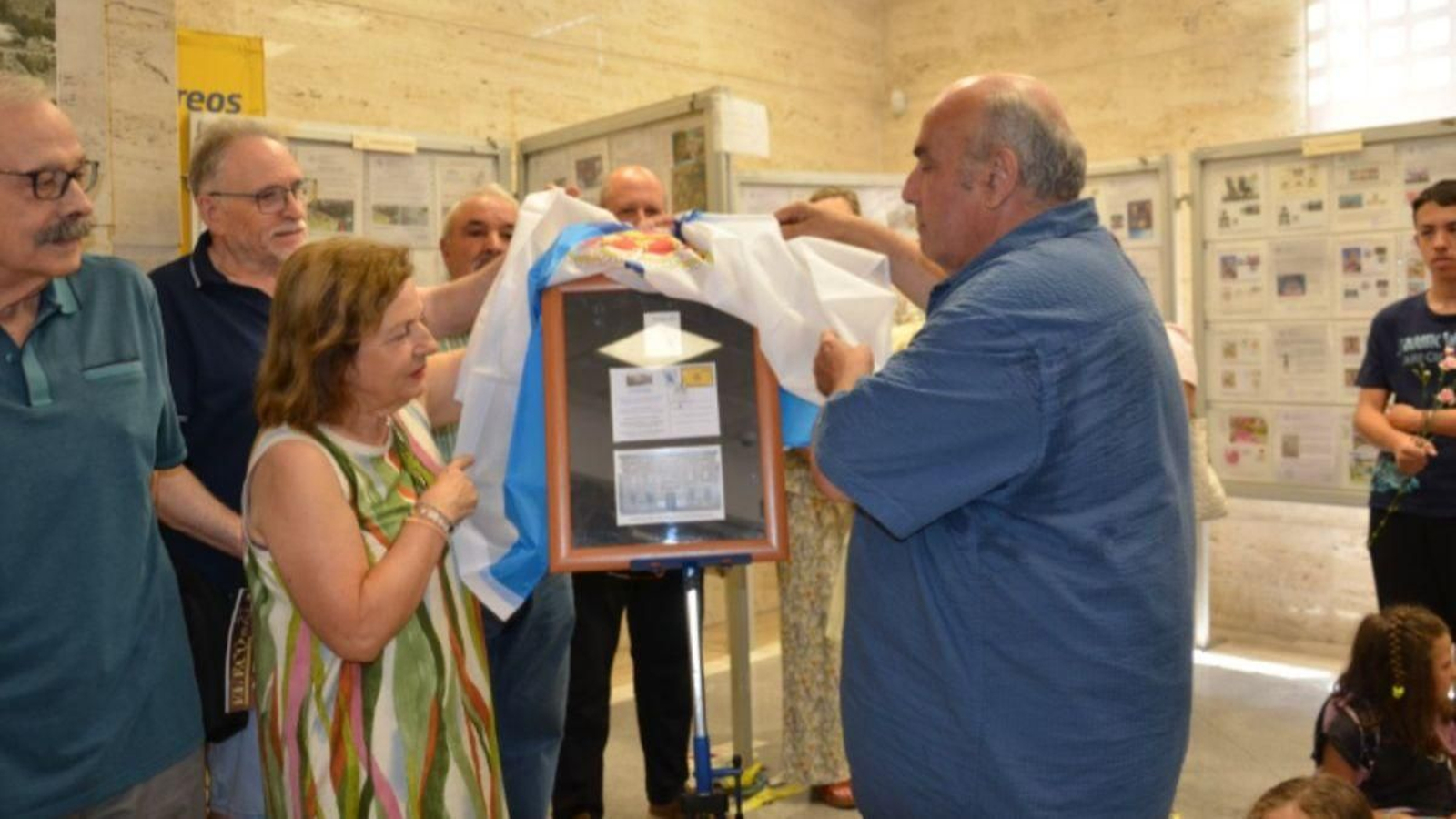 Sellos de la Sociedad Filatélica Miño de Ourense