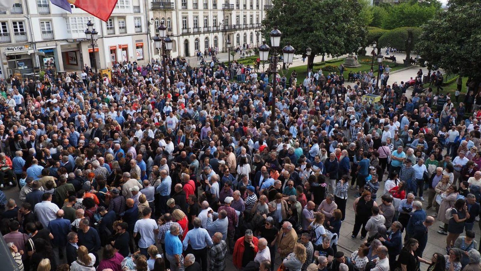 Asistentes a la concentración