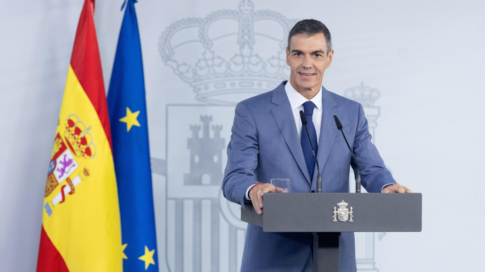 El presidente del Gobierno, Pedro Sánchez