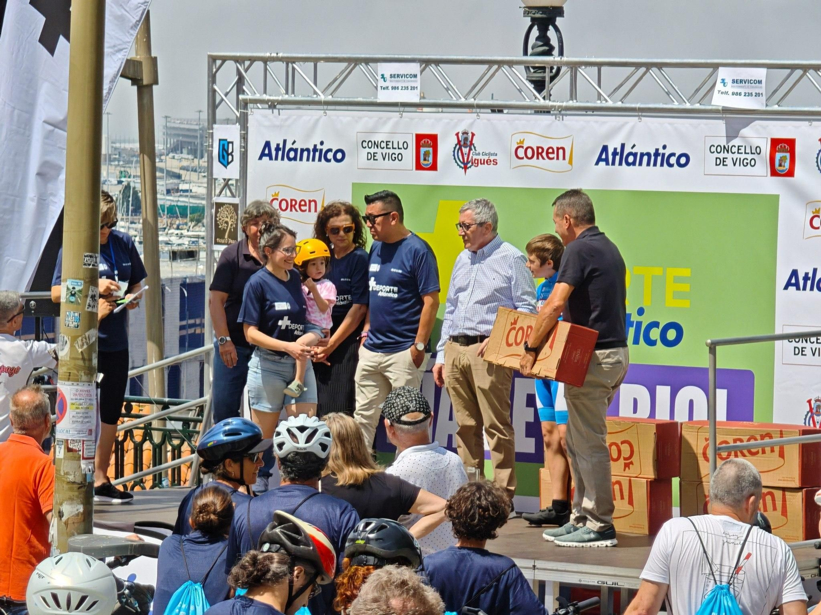 Galería | El ciclismo toma Vigo con la primera edición del Día de la Bici de Atlántico